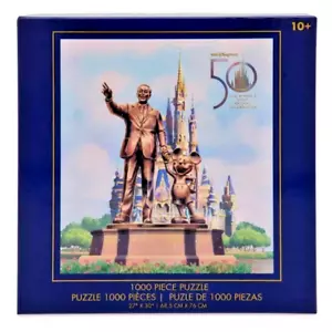 Walt Disney World 50th Anniversary Walt & Mickey Partners 1000 Piece Puzzle NEW - Picture 1 of 5