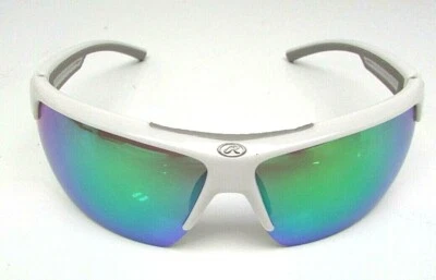 Rawlings 19 GRN RV белый зеленый зеркальный солнцезащитные очки 100% УФ см. Описание  - Изображение 1 из 4