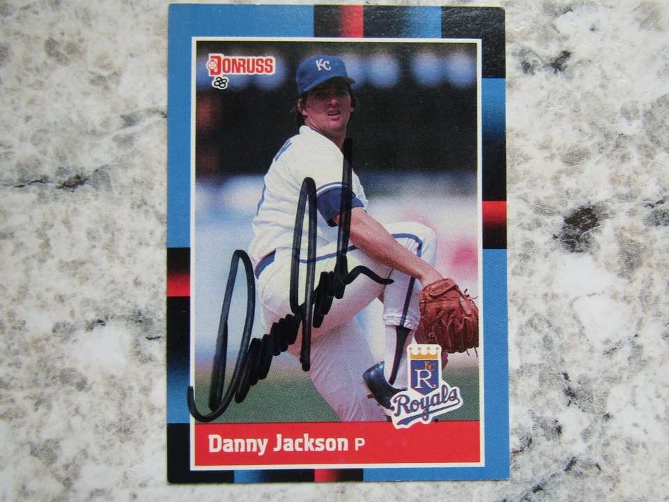 Royals Danny Jackson Signed Autographed 1988 Donruss Nr.Mint - Image 1 of 1