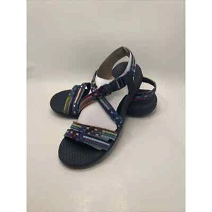 Sandalias Skechers Estilo de vida al aire libre para mujer arco iris multicolor talla 8 veganas - Imagen 1 de 3