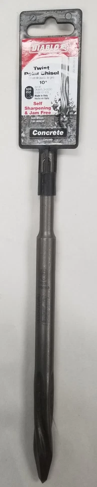 Diablo DMAPLCH2030 SDS-Plus 10in Twist Point Chisel - Image 1 of 1