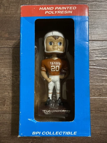 BPI Collectible NCAA Texas Longhorns #20 Bud McFadin  Bobblehead NIB Cover