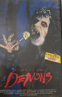VHS RARITÄT: NIGHT OF THE DEMONS 1  (2000)  UNCUT FSK 18 - Bild 1 von 3