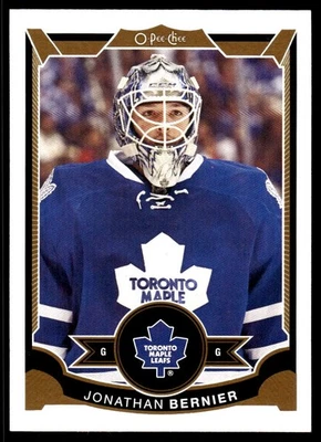 2015-16 O-Pee-Chee #371 Jonathan Bernier Toronto Maple Leafs Hockey Card - Image 1 of 2