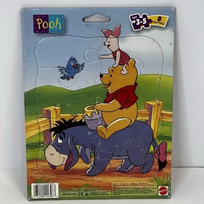 Winnie the pooh w/ friends 8-piece card board puzzle ages 3-5 Mattel - Image 1 of 4