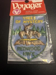Parche de colección Voyager Trees Of Mystery Redwood Highway recuerdo coser - Imagen 1 de 2
