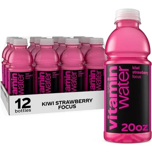 vitaminwater Focus Kiwi Fragola Nutriente Potenziato 20 fl oz (Confezione da 12) - Foto 1 di 6