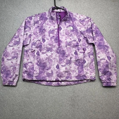 Chaqueta Pullover The North Face Hydrenaline WindWall W Mediana Púrpura Geométrica Foto 1 de 4