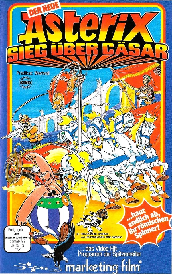 VHS ASTERIX - SIEG ÜBER CÄSAR René Goscinny & Albert Uderzo Frank Zander RAR - Bild 1 von 1