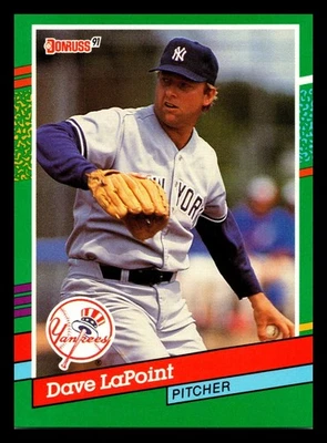Dave LaPoint #481 1991 Donruss - Image 1 of 3