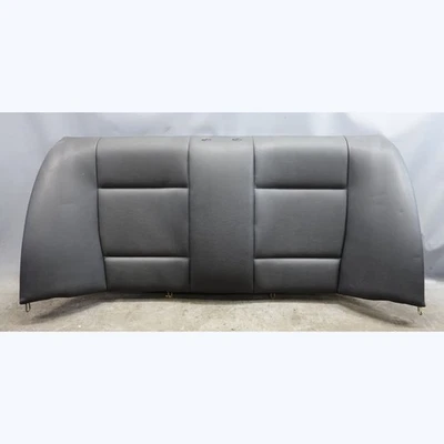 BMW E46 1999-2005 serie 3 sedán respaldo asiento trasero cojín vinilo negro OEM Foto 1 de 4