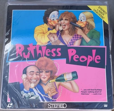 Ruthless People Laserdisc Comedy Danny DeVito Bette Midler Judge Reinhold  - Image 1 of 2
