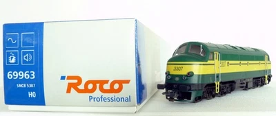 Roco 69963 3L-AC(~)-digital Diesellok SNCB Serie 53 - GERÄUSCH, unbenutzt, OVP - Bild 1 von 4