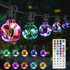 Catena Luminosa LED Moderna 9m da Esterno con 24 Colori e Tecnologia - Foto 1 di 13
