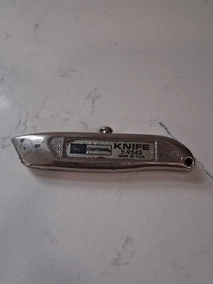 Mini cuchillo de afeitar vintage Sears Craftsman 9-9543 raro 3 1/8" de longitud Foto 1 de 4