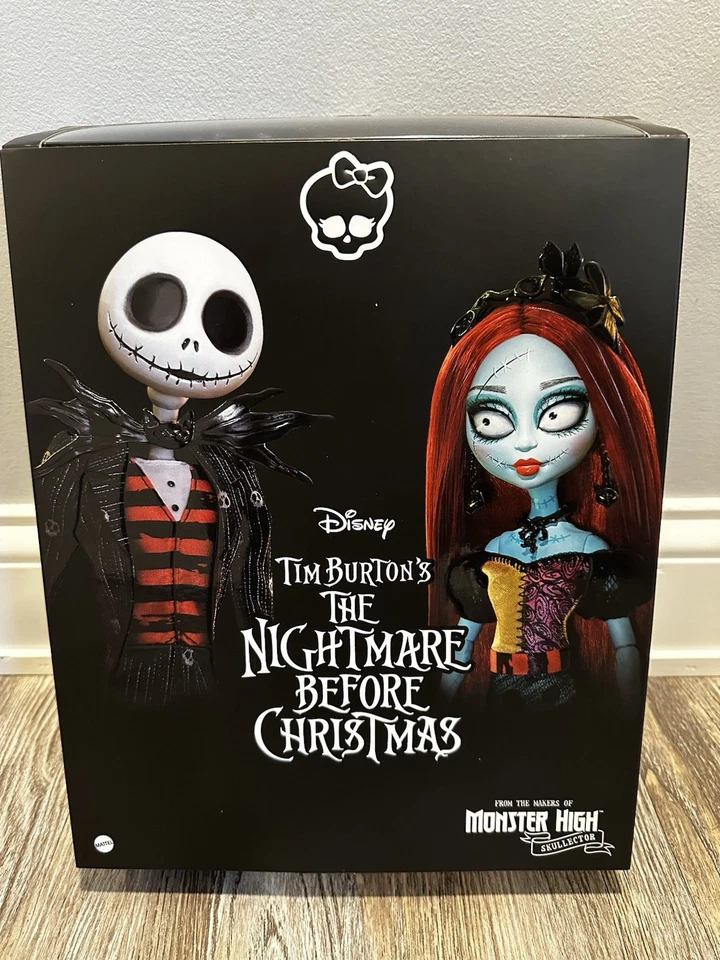 Monster High Skullector Nightmare Before Christmas Jack & Sally Dolls NIB - Image 1 of 1