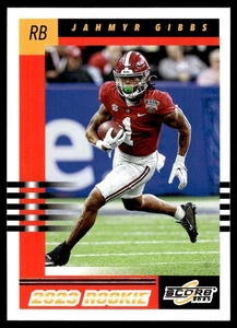 2023 Score 2003 Throwback Rookies Red Jahmyr Gibbs Alabama Crimson Tide #9 - Picture 1 of 2
