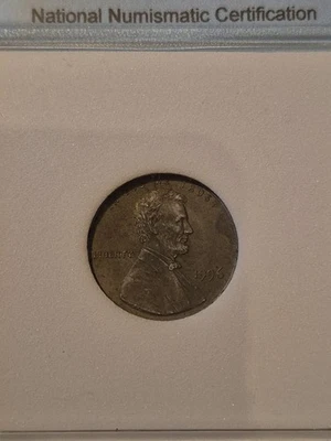 1996 Lincoln Cent Mint Error Missing Clad Plating  - Image 1 of 4