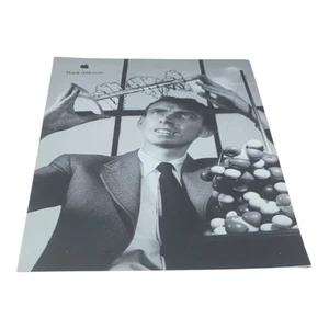 Apple "Think Different" Ad Campaign "Genius" Poster Dr. James Watson 17”x11” - Picture 1 of 8