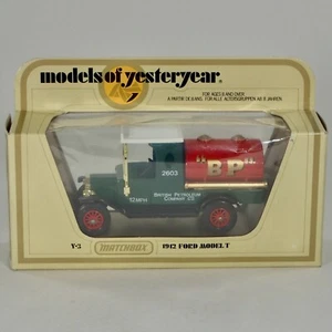 Matchbox Models of Yesteryear Y-3 1912 Ford Model "T" Tanker "BP" OVP - Bild 1 von 10