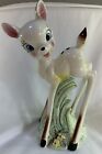Vintage 1950's White Deer Fawn Long Legs Kitschy Figurine Ceramic Japan