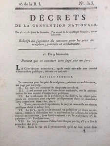 Fragonard 1793 David Le Sueur Ronsin Lebrun Monge Taillasson Dorat Rondelet - Picture 1 of 10