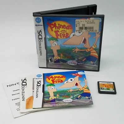 Phineas and Ferb - (Nintendo DS, 2008) - В коробке Протестировано и Работает - Изображение 1 из 4