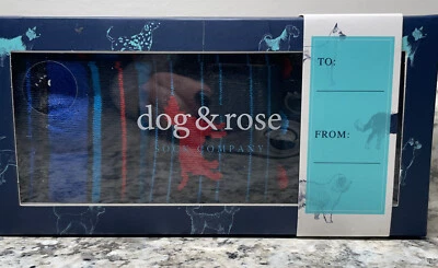 Caja de regalo de calcetín Dog & Rose Sock Co. para hombre 3 pares se adapta a 8-12 rayas puntos azules nuevo en caja Foto 1 de 4
