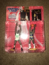 1997 Bill Russell and Wilt Chamberlain Starting Lineup NBA Classic Doubles SLU
