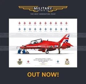 Royal Air Force Red Arrows North American Tour 2019 Print A3 - Picture 1 of 1