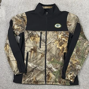 Giacca Green Bay Packers uomo L Dunbrooke Apparel NFL RealTree mimetica full zip - Foto 1 di 10
