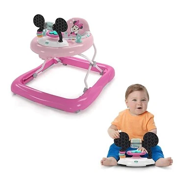 Disney Baby Minnie Mouse Forever Besties 2 en 1 Baby Activity Walker, Fácil de Doblar Foto 1 de 4