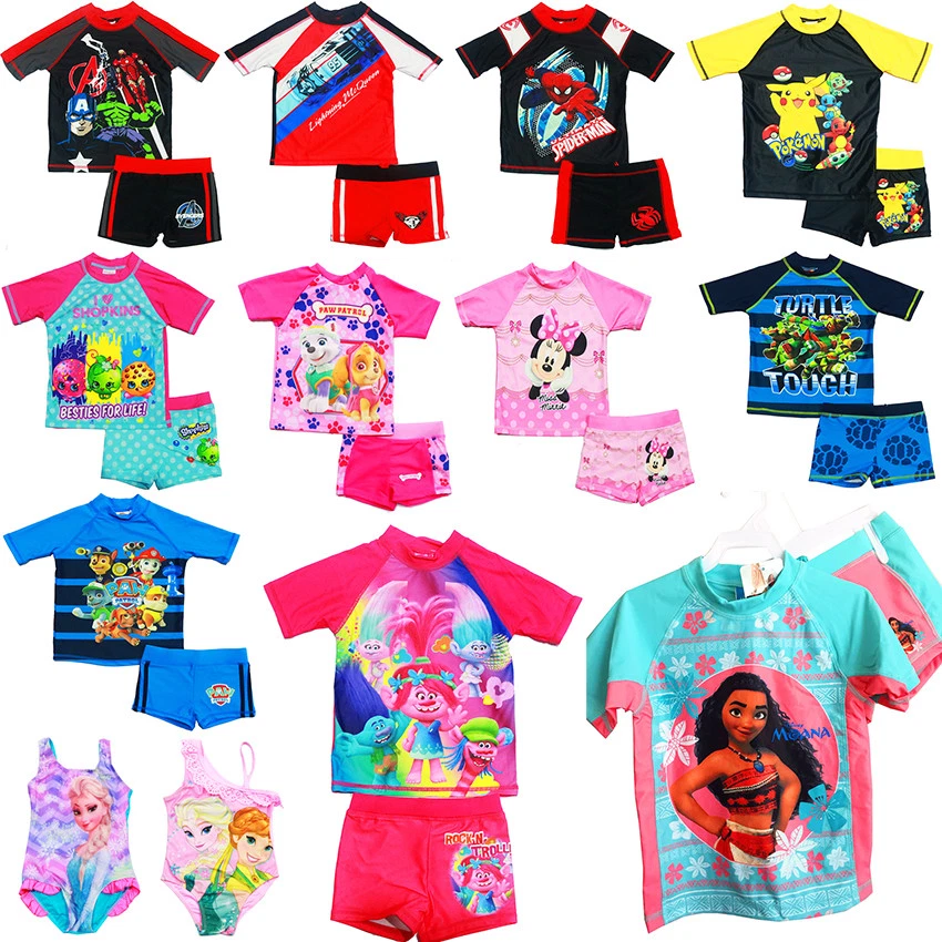 NEW SIZE 1-12 KIDS SWIMSUIT BOYS BATHERS GIRL TRUNK BEACH TOGS SWIMWEAR POOL PAW - image 1 of 2