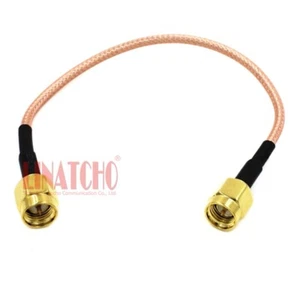 15 cm Conjunto Coaxial RF RG316 SMA Macho a SMA Enchufe Conector Cable Cola de Cerdo - Imagen 1 de 10