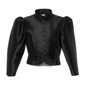 D Estree Jacket Women Polyester UK 10 Black Plain All Seasons - Picture 1 of 6