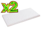 2-pack fitted sheet jersey stretchy cotton cot bed 140x70 Small Stars on White