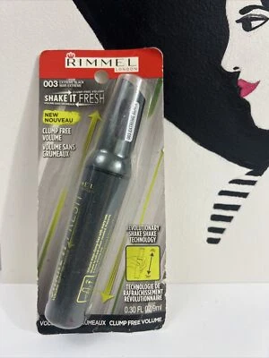 Rimmel London Shake It Fresh Mascara No. 003 Extreme Black 0.30 oz New - Image 1 of 2