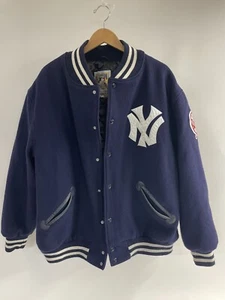 New York Yankees 1961 Mitchell & Ness Wool Jacket Men’s , Navy Blue Size 56 - Picture 1 of 9