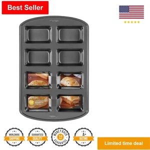 Versatile Multi-Purpose Non-Stick Mini Loaf Pan - 8-Cavity - Convenient Baking - Picture 1 of 2
