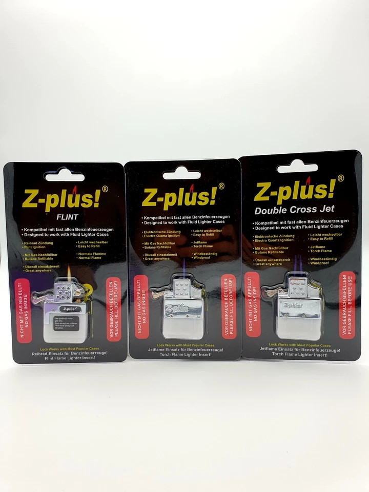 Z-Plus Gas-Einsatz Reibrad/Jetflame/Double Cross Jet passend für ZIPPO NEU/OVP - Bild 1 von 1