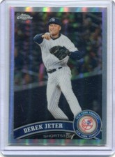 2011 Topps Chrome - DEREK JETER - Refractor Parallel #20 - NEW YORK YANKEES