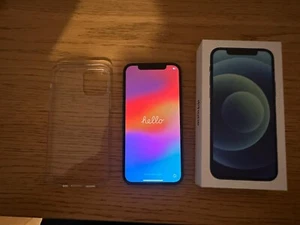 iPhone 12 Blue 64GB + Mous Case Unlocked Excellent Condition - Zdjęcie 1 z 6