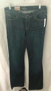 Pantalones de mezclilla Old Navy "The Diva" azul lavado medio corte bota tiro bajo - talla 8 largos ¡NUEVOS CON ETIQUETAS! - Imagen 1 de 4
