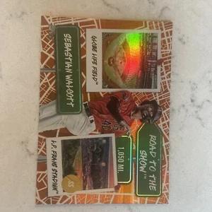 2024 Topps Pro Debut Road to the Show Sebastian Walcott TRUE ORANGE /25 - Picture 1 of 2