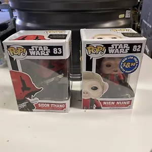 Pop Star Wars Sidon Ithano und Nien Nunb Vinyl Bobbleheads # 82 #83 2 Stck. - Bild 1 von 4