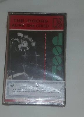 The Doors – Alive, She Cried 1983 Greek Cassette Factory Sealed Rare - Image 1 of 2