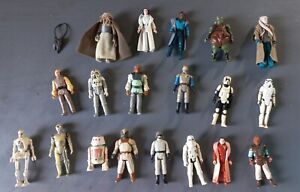 Lot 19 Figurines Star Wars Vintage Kenner!