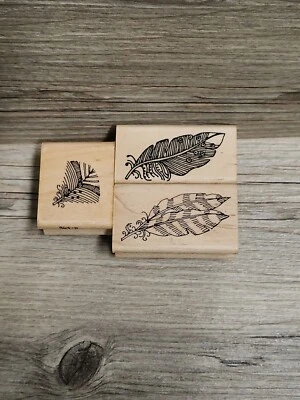 Lote De 3 Estampillas De Goma De Colección Paula Best Pluma 969-A, B & D Retiradas Raras Difíciles De Encontrar Usadas En Excelente Condición Foto 1 de 4