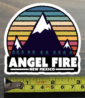 Angel Fire Sticker Decal New Mexico Ski Snowboard Red River Santa Fe Taos
