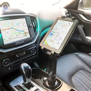 BRAZO LARGO Soporte para Tazas de Coche PARA APPLE iPad AIR PRO 12.9 SUPERFICIE TABLETA - Imagen 1 de 9